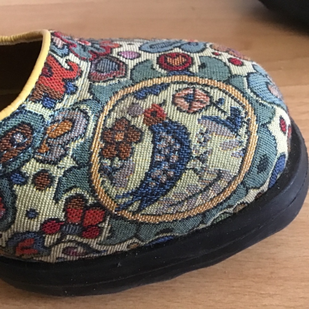 JOHN FLUEVOG LADIES ZAZA MARY JANE WIDE STRAP FABRIC  SHOE inc. SHOE BAG - Picture 11 of 15